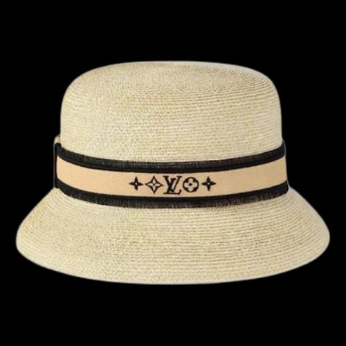 LOUIS VUITTON Straw Bucket Hat 'Beige' (Women's)
