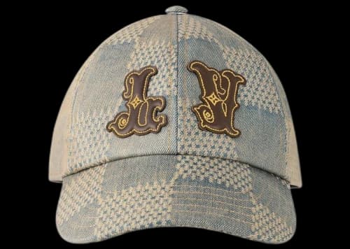 Louis Vuitton Washed 3D Cap Denim Blue