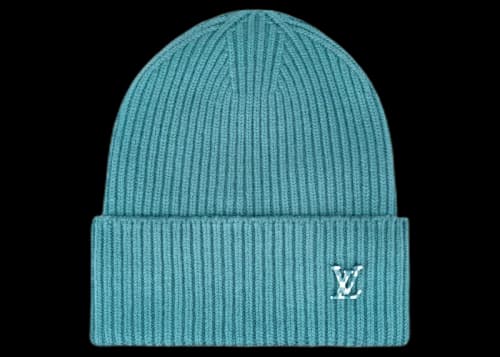 Louis Vuitton LV Ahead Beanie Teal Blue