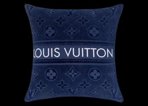 Louis Vuitton LVacation Beach Pillow Navy Blue