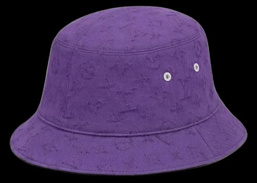 Louis Vuitton Monogram Essential Bucket Hat Purple