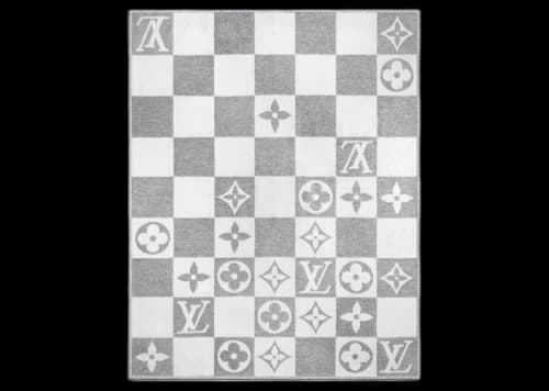 Louis Vuitton LV Checkmate Blanket Grey