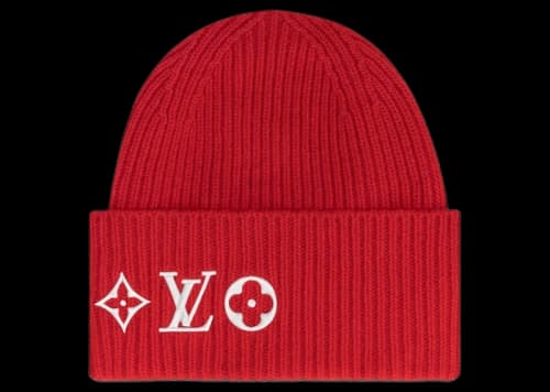 Louis Vuitton LV Headline Beanie Red