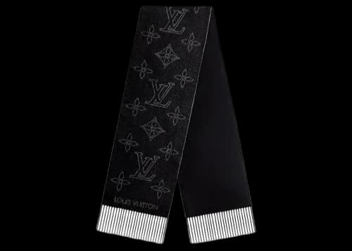Louis Vuitton Mahina Flight Mode Scarf Black