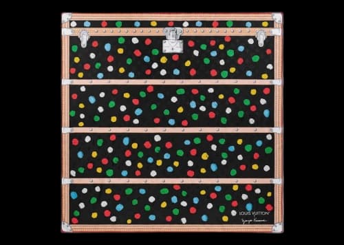 Louis Vuitton x Yayoi Kusama Painted Dots Monogram Square 90 Black