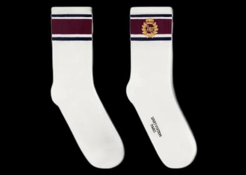 Louis Vuitton LV Crest Socks White