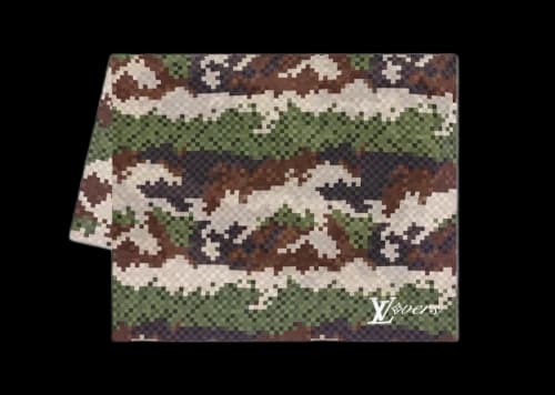 Louis Vuitton LV Lovers Damier Damoflage Stole Green
