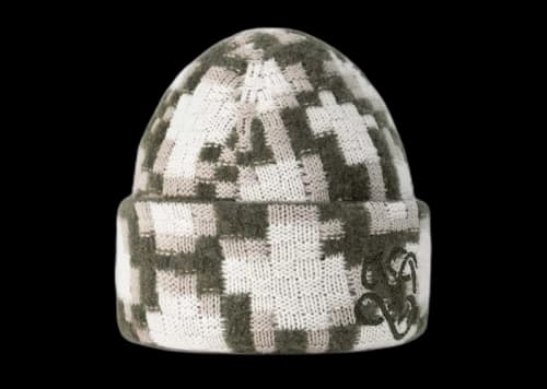 Louis Vuitton LV Crush Snakoflage Beanie Beige