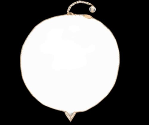 Louis Vuitton Essential V Necklace Rose Gold