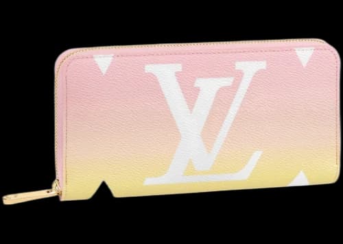 Louis Vuitton Zippy Wallet Gradient Pastel Light Pink
