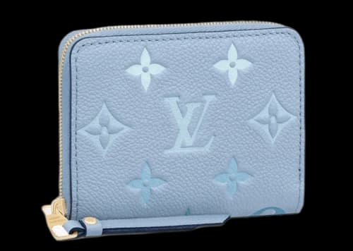Louis Vuitton Zippy Coin Purse Summer Blue