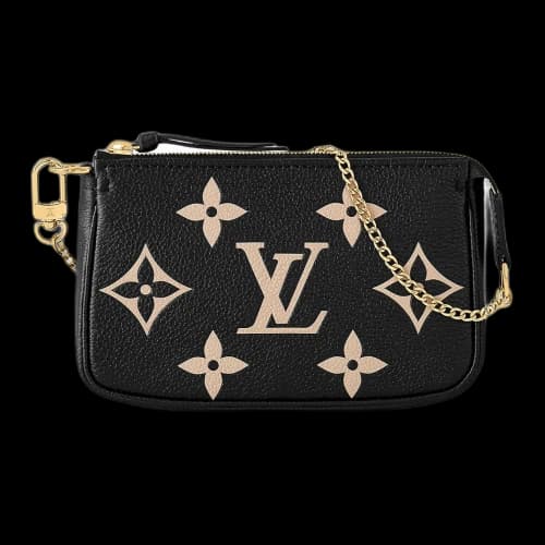 Louis Vuitton Pochette Mini Accessoires Black/Beige