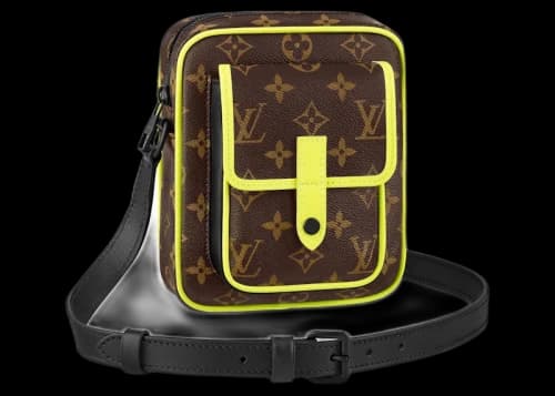 Louis Vuitton Christopher Wearable Wallet Florescent Yellow