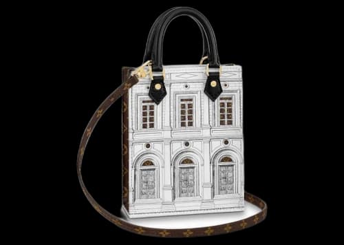 Louis Vuitton x Fornasetti Petit Sac Plat Black/White
