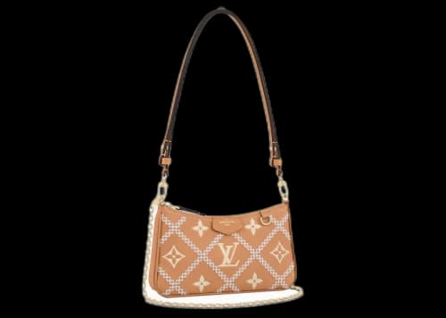 Louis Vuitton Easy Pouch On Strap Arizona Beige