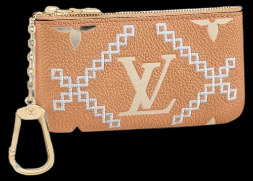 Louis Vuitton Key Pouch Arizona Beige
