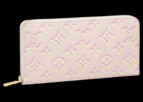 Louis Vuitton Summer Stardust Zippy Wallet Pink