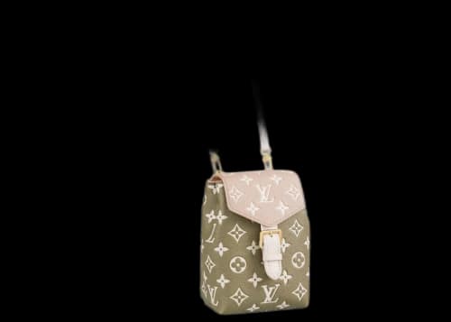 Louis Vuitton Tiny Backpack Khaki Green/Beige/Cream