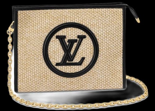 Louis Vuitton Toiletry Pouch On Chain Beige/Black