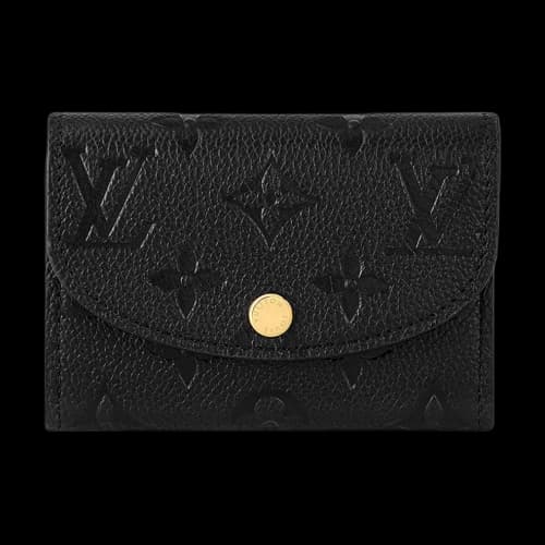 Louis Vuitton Rosalie Coin Purse 'Black Monogram Embossed Empreinte Cowhide Leather'