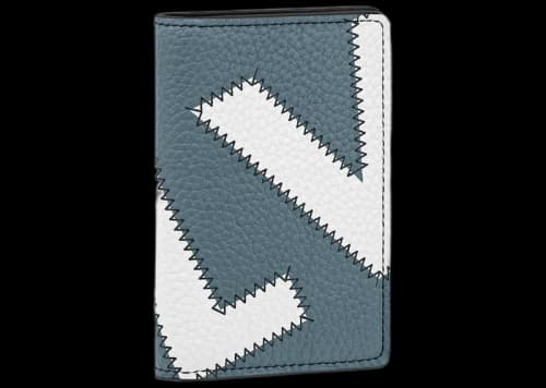 Louis Vuitton Pocket Organizer Blue/Yellow