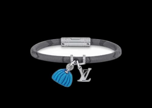 Louis Vuitton LV x YK Hang It Bracelet Turquoise Blue