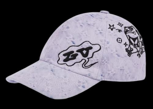 Louis Vuitton Denim MNG Bleached Cap Lilac Denim
