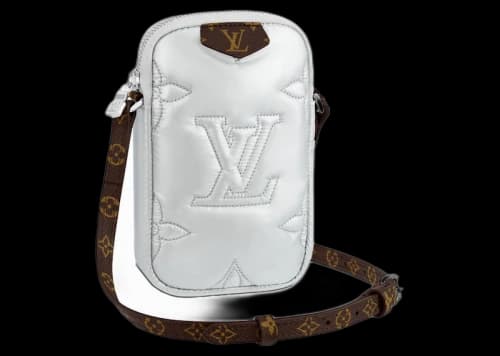 Louis Vuitton Phone Pouch Silver