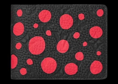 Louis Vuitton x Yayoi Kusama Slender Wallet Black/Red