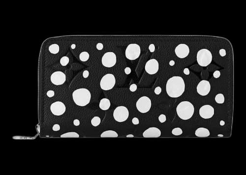 Louis Vuitton x Yayoi Kusama Zippy Wallet Black/White