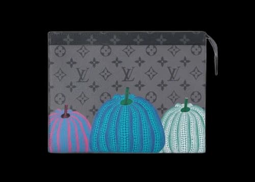 Louis Vuitton LV x YK Pochette Voyage Pumpkin Print