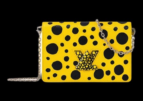 Louis Vuitton x Yayoi Kusama Twist Belt Chain Wallet Yellow/Black