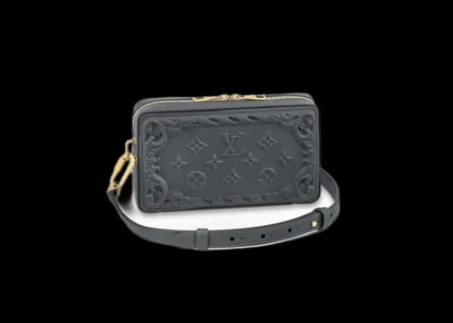 Louis Vuitton Soft Trunk Wearable Wallet Dark Shadow Gray