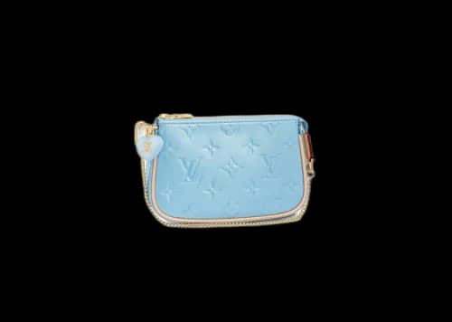 Louis Vuitton Mini Pochette Accessories Lillipop Blue