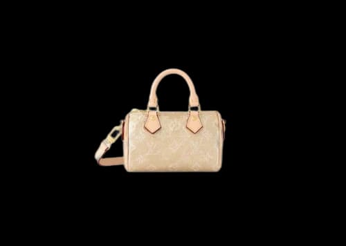 Louis Vuitton Nano Speedy Beige