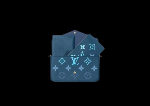 Louis Vuitton Felicie Pochette Gradient Blue