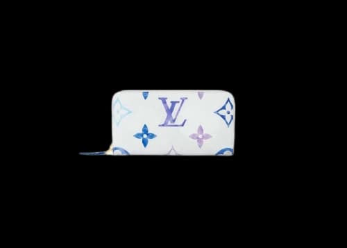 Louis Vuitton Zippy Wallet Blue Monogram