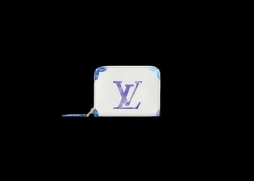 Louis Vuitton Zippy Coin Purse Blue