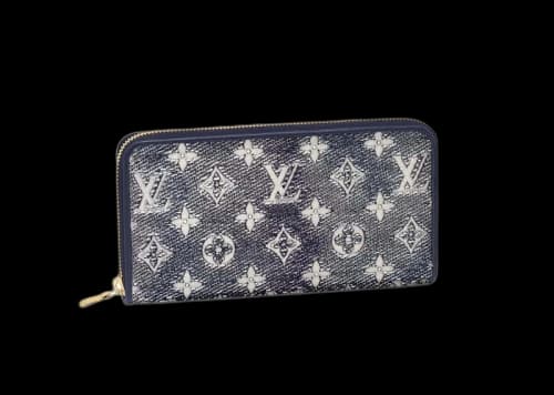 Louis Vuitton Zippy Wallet Blue