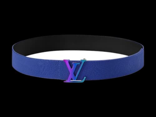 Louis Vuitton Belt LV Initiales Reversible 40 mm Blue/Black