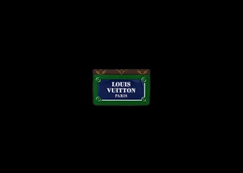 Louis Vuitton Card Holder Blue/Green