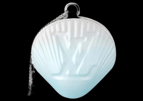 Louis Vuitton Shell Coin Purse Shaded Blue