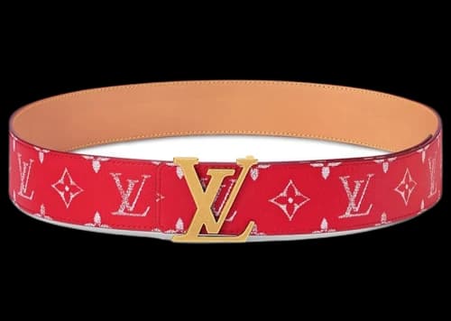 Louis Vuitton LV Initiales 40mm Reversible Belt Red