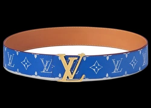 Louis Vuitton LV Initiales 40mm Reversible Belt Blue