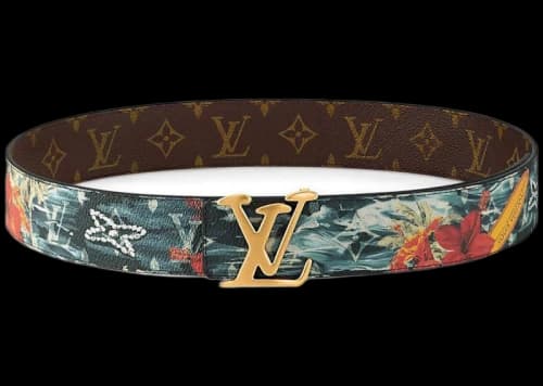 Louis Vuitton LV Tag 40mm Reversible Belt Blue