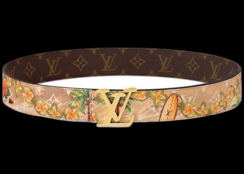 Louis Vuitton LV Tag 40mm Reversible Belt Sand