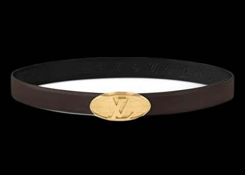 Louis Vuitton LV Fiction 30mm Reversible Belt Brown