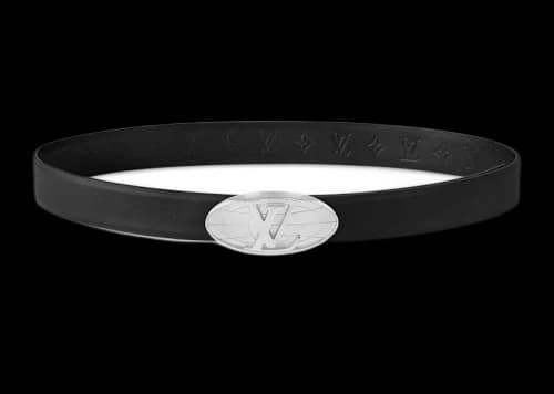 Louis Vuitton LV Fiction 30mm Reversible Belt Black