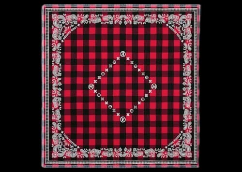 Louis Vuitton Damier Buffalo Stole Red