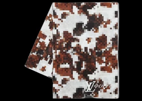 Louis Vuitton Cowmooflage Stole Brown